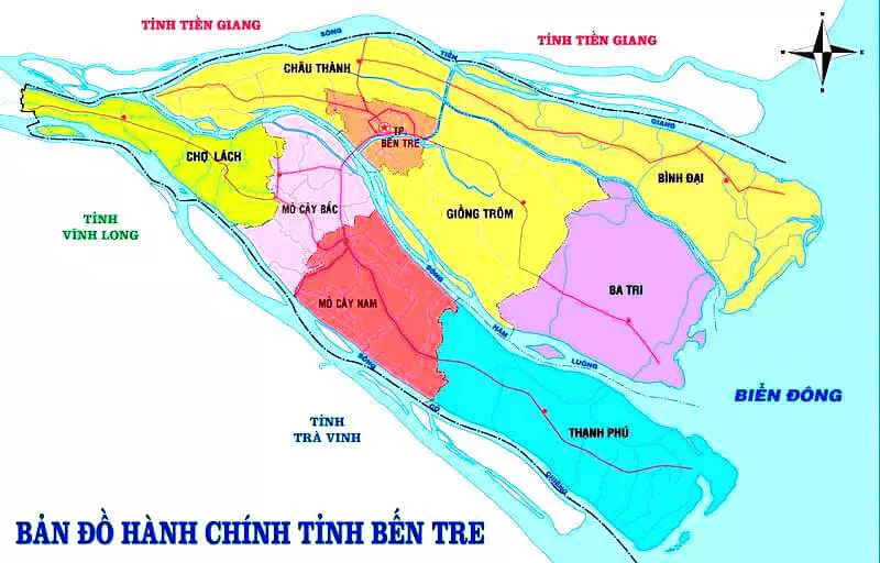 vị trí bến tre