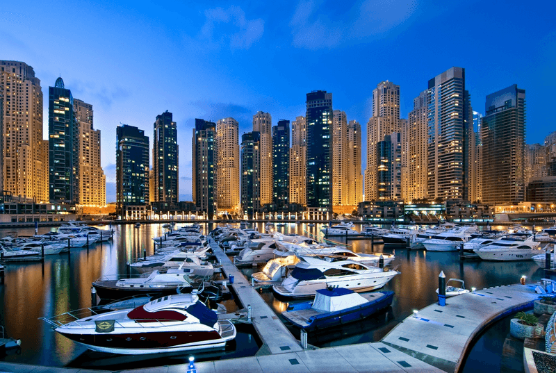 bến du thuyền dubai