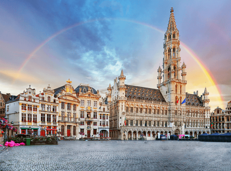 quảng trường grand place bỉ