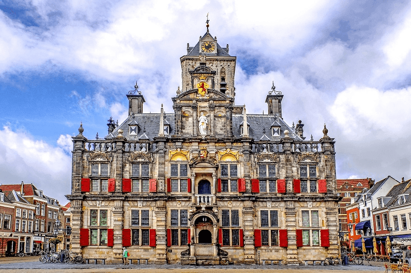 tòa thị sảnh delft hà lan