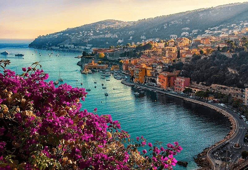 bờ biển xanh cô te d'azur