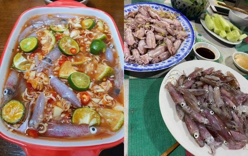 Mực nhảy Cửa Lò