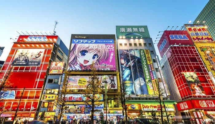 Mua sắm trung tâm điện tử Akihabara Tokyo
