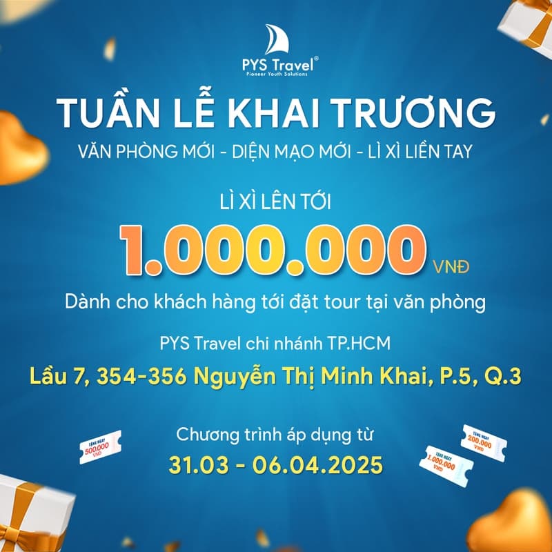 Khuyến mãi PYS Travel