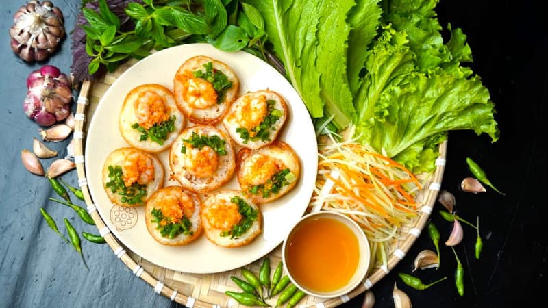 Bánh khọt hải sản