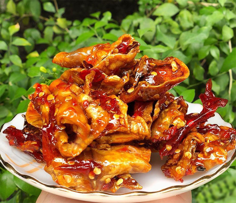 mực rim tỏi ớt