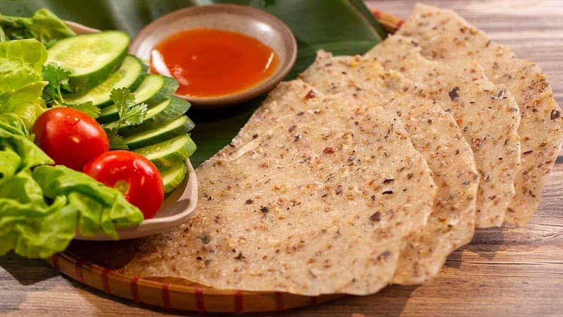 bánh tráng nướng dừa