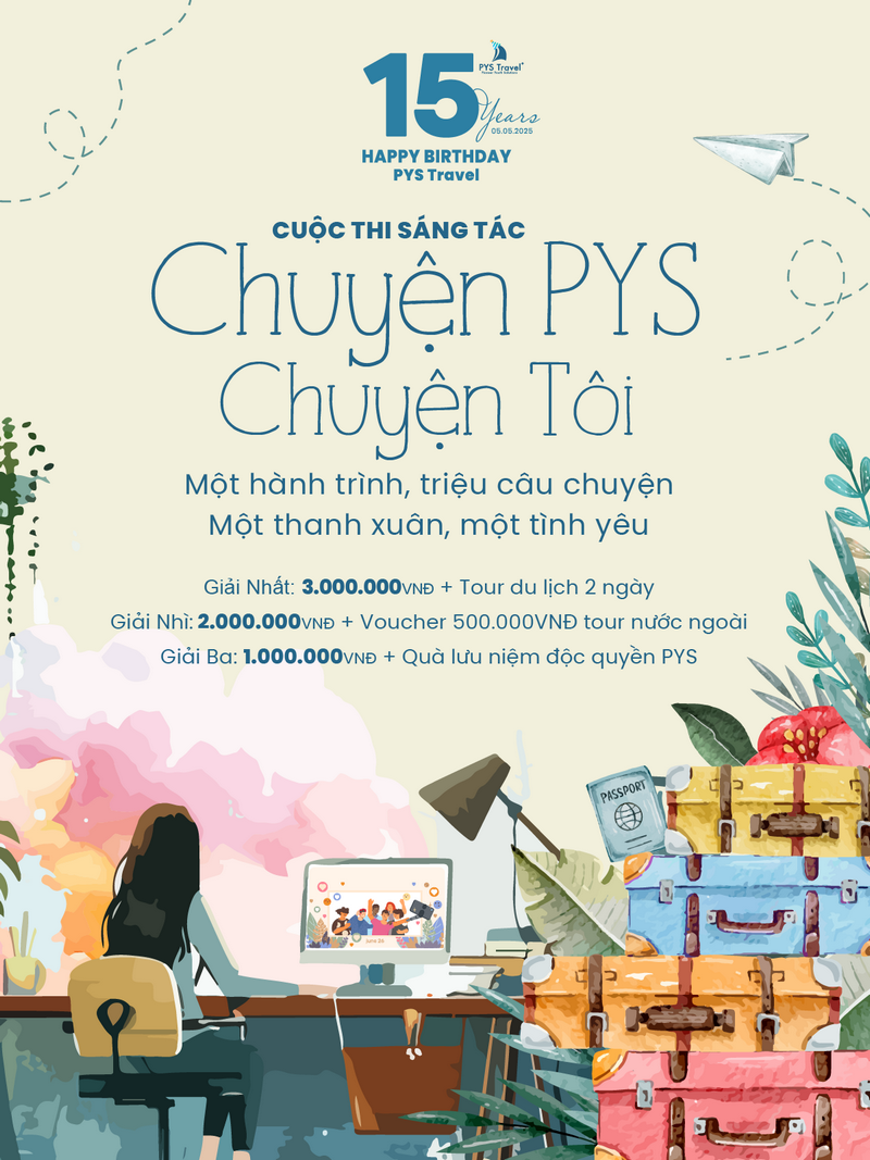 Kỷ niệm 15 năm PYS Travel
