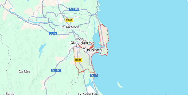 Bản đồ du lịch Quy Nhơn