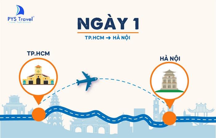 Lịch trình ngày 1 tour Mù Cang Chải 4 ngày 3 đêm