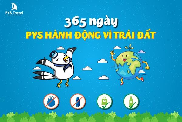 PYS Travel phát động sự kiện '365 ngày PYS hành động vì trái đất'