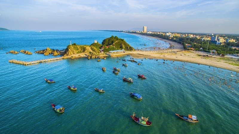 Bãi biển Cửa Lò, cát mịn và không khí trong lành