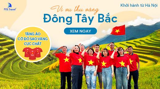 Chùm tour Đông Tây Bắc mùa thu vàng từ Hà Nội